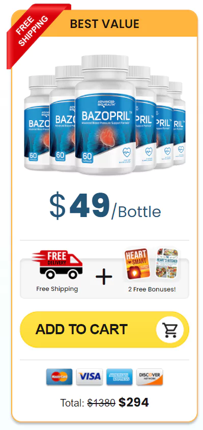 Bazopril Buy 6 Bottles